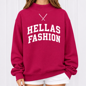 Sudadera Extra Grande con Cuello Alto para Mujer, Marca Hellas Fashion, Personalizada, Transpirable, Resistente al Viento, Informal, de Invierno, de Algodón y Forro Polar - Product Image 1