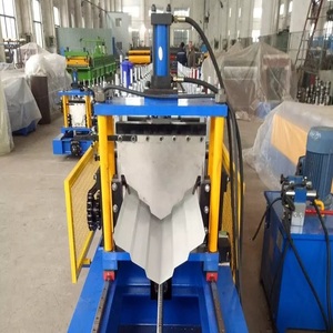Metal Roofing Trapezoidal Ridge Cap Roll Forming Machine Metal <b>Standing</b> Seam Roof Panel Ridge Capping Machine - Product Image 1