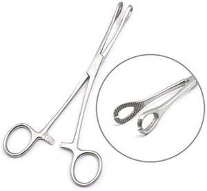 Pinzas Profesionales de Acero Inoxidable Alemán de Calidad Premium para Perforación de Orejas, Tipo Anillo Manual, 6 Pulgadas - Product Image 2