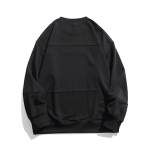 <b>Men</b> Minimalist Oversized Sweatshirt Thick Heavyweight Cotton Streetwear Crew Neck Winter <b>Pullover</b> - Product Image 5