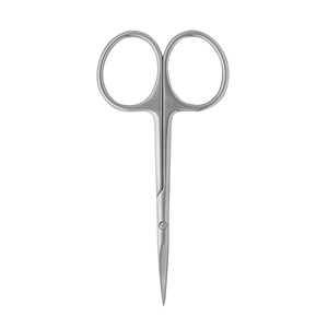 Ciseaux à sourcils de précision, logo personnalisé et couleur unie, lame tranchante en acier inoxydable - Product Image 2