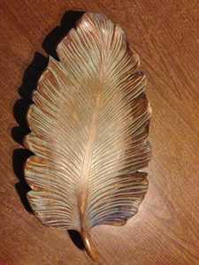 Leaf Metal <b>Serving</b> Tray <b>Set</b> Handmade Polished Vintage Style <b>Dishes</b> & Plates - Product Image 5