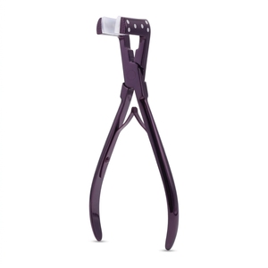 Herramienta de Presión para Extensiones de Cabello con Cinta Adhesiva para Uso en Salón, Alicates de 7 Pulgadas con Mordazas Forradas de Silicona, Agarre Antideslizante, Doble Resorte, Acero Inoxidable - Product Image 1
