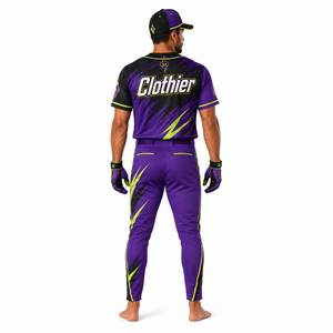 Uniforme de béisbol duradero que ofrece comodidad ligera, movimiento flexible y calidad duradera para uso regular en partidos de equipo. - Product Image 2