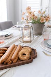 Elegante bandeja de madera para servir durante el Ramadán, adecuada para Iftar, Sehri, dátiles, frutas y decoración festiva de mesa, hecha a mano en India. - Product Image 6