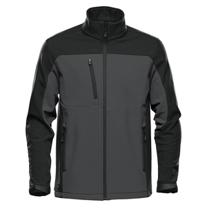 Veste softshell thermique zippée intégrale pour homme, col montant, unie, doublée polaire, style décontracté automne, service OEM - Product Image 4