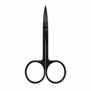 Ciseaux de soin des sourcils professionnels en acier inoxydable, outil de coupe des sourcils pour salon de beauté - Product Image 1