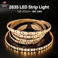 Lampu Strip LED 2835 168LED/m  Lumen Tinggi Lampu Pita LED Fleksibel untuk Dekorasi Proyek Dalam Ruangan