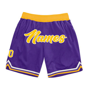 Shorts de basketball sportifs haute performance pour jeunes hommes, mi-longueur, respirants, à séchage rapide, avec logo d'équipe personnalisable - Product Image 4