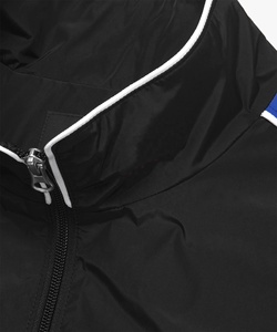 Conjunto de 2 Piezas de Ropa Deportiva con Logotipo Personalizado, Chaqueta Cortavientos Holgada y Pantalones Deportivos de Nylon con Cuello Alto para Hombre - Product Image 4