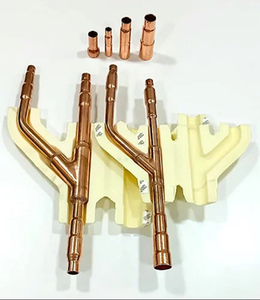 ข้อต่อทองแดงแบบแยกส่วนสำหรับท่อ LG Series VRF Refnuts สำหรับเครื่องปรับอากาศ VRF ระบบทำความเย็น HVAC - Product Image 2