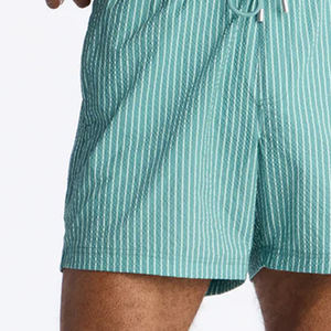 Pantalones Cortos a Rayas para Hombre con Cordón y Logotipo, Material de Alta Calidad, Cintura Elástica, Bolsillos Laterales para Mayor Comodidad, para Compradores al por Mayor - Product Image 3