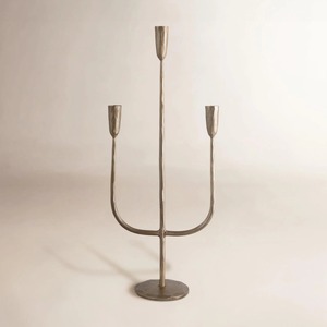 Ensemble de porte-bougies en acier inoxydable AWE AM1030, support en verre cylindrique, décoration d'intérieur, design moderne durable, Noël - Product Image 2