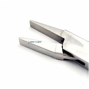 Pince à bec plat de 4,5 pouces (115 mm) pour la fabrication de bijoux, outil de pliage et de façonnage de fil, ZetomedPro - Product Image 2
