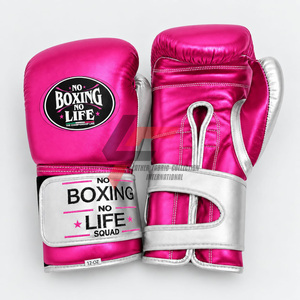 Guantes Profesionales Aurex Strike Pro No Boxing No Life, Guantes de Entrenamiento y Sparring de Cuero Original Premium, Logotipo Personalizado, Equipo Unisex - Product Image 4