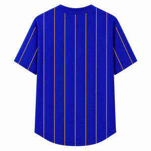 Camiseta personalizada de la hermandad Sigma Gamma Rho con logo bordado en la parte delantera, color azul y dorado, manga corta para mujer, ropa griega. - Product Image 3