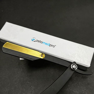 Rasoir à lame unique en acier inoxydable de haute qualité, style turc, pour le rasage du visage et du corps en salon ou à domicile - Product Image 4