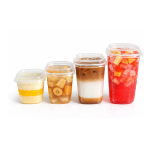 Square <b>Cup</b> 8 Oz, 12 Oz, 16 Oz, and 22 Oz <b>Plastic</b> PP Polypropylene 92 Upper Diameters for Iced <b>Drink</b> made in Indonesia - Product Image 1