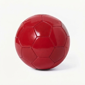 Balón de Fútbol Rojo Personalizado, Calidad Profesional para Torneos, Cuero PU Duradero, Entrenamiento, Club, Deporte - Product Image 1