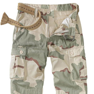 Pantalon cargo de chasse décontracté pour homme, en coton foncé, respirant, multi-poches, léger, pour activités sur le terrain - Product Image 5