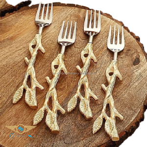 Couverts de luxe en plaqué or Cuillères Couverts Service de couverts Cuillère Couverts pour ustensiles de cuisine - Product Image 5