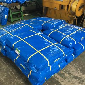 Best Selling K-<b>Tarp</b> Vina High Quality Blue PE Tarpaulin Medium Duty Bulk OEM ODM Custom Cutting Manufacturer Vietnam - Product Image 5