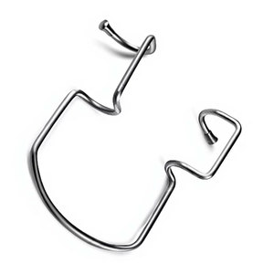 Écarteur buccal de petite taille pour lèvres et joues, instrument de chirurgie orale pour implants dentaires, en acier inoxydable, intra-oral, souple - Product Image 2