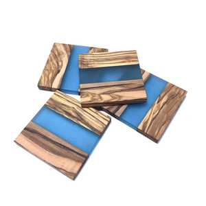 Square Table <b>Mats</b> and Pads For Home Decoration Epoxy Resin and Wood Table Coasters for Home <b>Bar</b> Restaurant Table <b>Mats</b> and Pads - Product Image 3