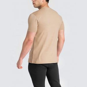 2025 nueva llegada de algodón de manga corta para hombre, camiseta personalizada con estampado de Color puro, ropa personalizada para hombre - Product Image 6