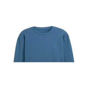 Sudadera de Cuello Redondo para Hombre, 100% Algodón, 240g, Ecológica, Transpirable, con Logotipo Estampado en Relieve en la Parte Delantera, Personalizable, Color Sólido - Product Image 5