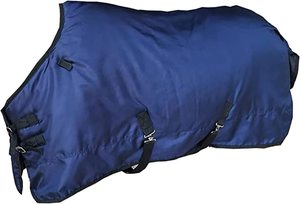Couverture d'extérieur imperméable pour cheval 1800D, 71 pouces x 135 cm, avec enveloppe ventrale, motif écossais - Product Image 5
