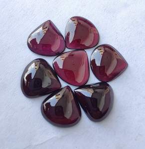 Natural Garnet Heart Shape Cabochon Gemstone Quality Calibrated Jewelry Loose Gemstone <b>Healing</b> <b>Crystal</b> Stone - Product Image 4