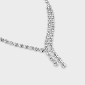 Collar Exclusivo con Colgante Chapado en Oro de 18K |   Joyería de Lujo Premium para Regalo de Compromiso y Boda - Product Image 2