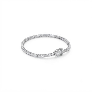 Wholesale 9K 10K 14K 18K <b>Solid</b> Gold Round Cut Lab Created Diamond Anniversary Gift Tennis <b>Bracelet</b> IGI Certified Diamond Jewelry - Product Image 3
