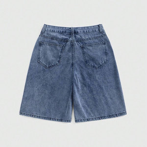 Men's Distressed Light Blue Denim Shorts Casual Fit Stylish Streetwear Custom Fashion Denim Shorts by Star Crystal Enterprises - Product Image 2