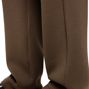 Pantalones Deportivos de Felpa Marrón para Hombre, Corte Ancho y Relajado, Cintura con Cordón, Logotipo Personalizado, Estilo Urbano, OEM - Product Image 6