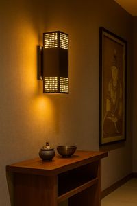 <b>Touch</b> Control 25cm Viet Nam 3500K (Warm White) Steel/inox LED Wall Light for Living Room Bedroom Hallway 300 lm Modern/Japanese - Product Image 2