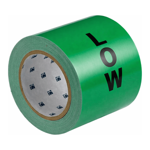Rouleau de marquage de tuyaux bas Brady Ammonia IIAR 4 po x 30 yd pour systèmes de réfrigération - Product Image 1