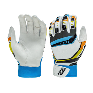 Gants de frappeur de baseball en cuir personnalisés, design OEM, vente en gros, durables, légers, séchage rapide, haute qualité, logo personnalisé - Product Image 3