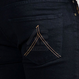 Hot Sale Straight Casual Canvas Mid Rise Breathable Eco-Friendly High Quality <b>Jeans</b> Pant Best Selling for Online Sale - Product Image 4