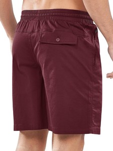 Shorts décontractés pour hommes en tissu doux, légers, respirants, avec taille élastique et cordon de serrage, shorts d'été tendance pour la gym, la course à pied et les sports - Product Image 2