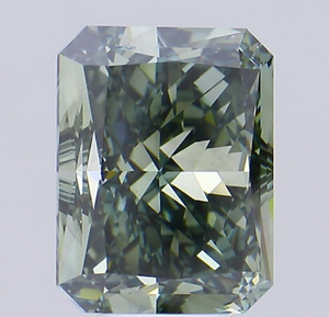 Diamante Cultivado en Laboratorio con Certificación IGI, Corte Radiante de 7.72 CT, Color Verde Intenso Fantasía, Claridad VVS2, CVD LG 604381634, ROYAL GEMS, Joyería - Product Image 4