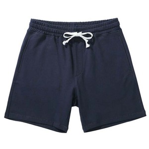 Pink Men's Casual Shorts Solid Color Drawstring Waist Knitted Cotton Breathable Pockets Mid Rise Short <b>Pants</b> - Product Image 2
