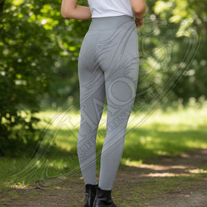 Leggings d'équitation pour femmes, vêtements d'équitation, pantalon d'équitation taille haute avec grip en silicone intégral, culotte d'équitation - Product Image 5