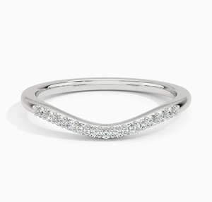 Bague en diamant synthétique certifié IGI, 1,50 ct, clarté VS1, couleur F, taille brillant rond, or blanc 14 carats, bijoux minimalistes pour elle - Product Image 1