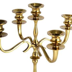 Luxury Handmade Aluminum Candelabra <b>Candle</b> Holder Antique Style Decorative <b>Candle</b> Stand for Wedding Event Tabletop At <b>Cheap</b> Rate - Product Image 5