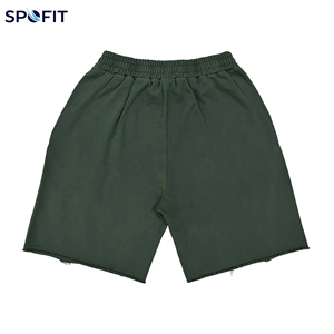 Pantalones Cortos de Hombre Tallas Grandes, Estilo Jogger, Lavado Ácido, Personalizados, de Alta Calidad, Streetwear, de Algodón Desgastado por el Sol, con Cordón Ajustable - Product Image 2