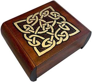 Caja de Joyería de Madera con Estampado de Moda, Lujosa Caja Organizadora Personalizada para Regalos Elegantes y Exhibición de Joyas - Product Image 6