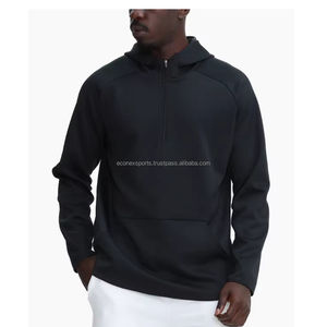 Media cremallera diseño calidad poliéster deportes pulóver sudaderas con capucha chaqueta Fitness camisa invierno ropa deportiva Tops para hombres comprar media cremallera - Product Image 4