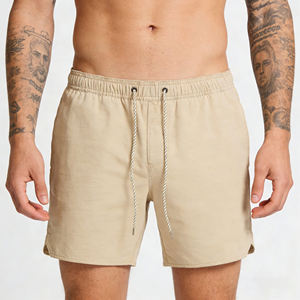 Shorts cargo confortables et extensibles pour hommes, avec poche zippée, séchage rapide, respirants, pour l'entraînement, boardshorts - Product Image 4